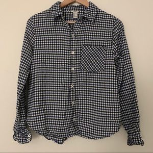 F21 flannel button down shirt